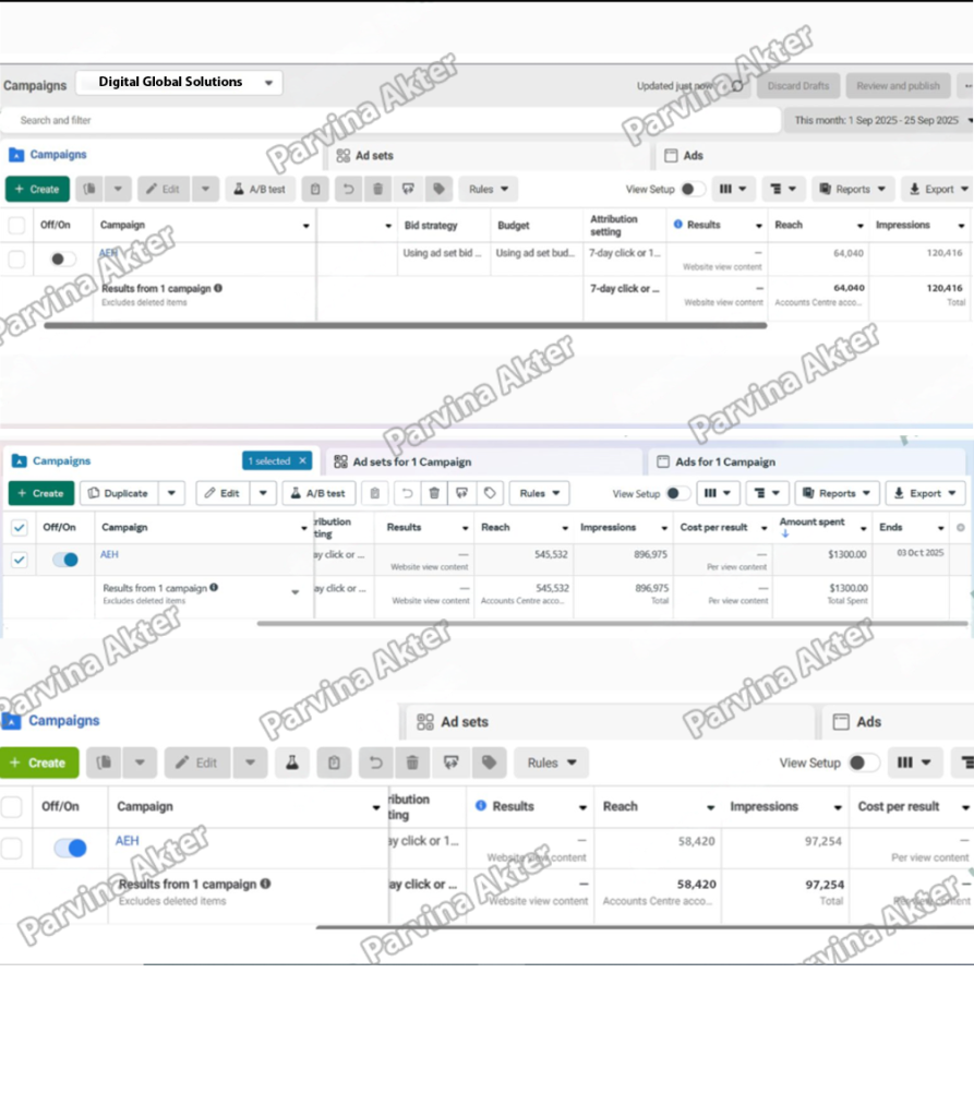Ads Campaigns service